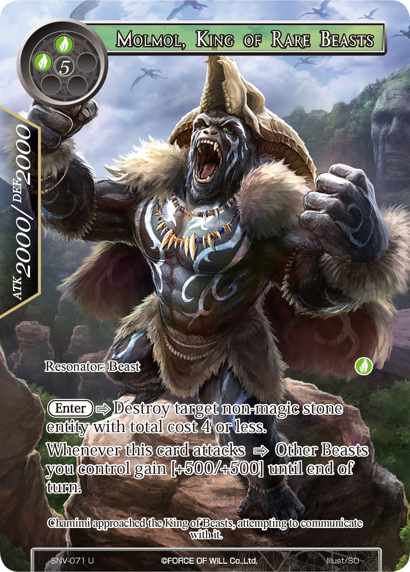 Molmol, King of Rare Beasts (Full Art) (SNV-071) [The Strangers of New Valhalla]