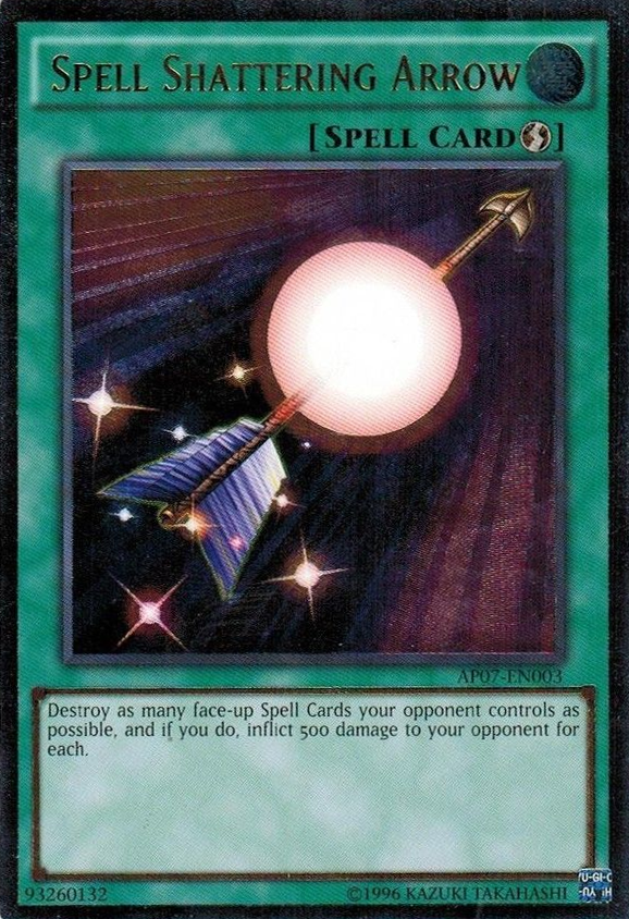 living arrow yugioh card 5D's Duelist Pack Crow Single Ebon DP11-EN021 Common : Toys & Games All cards will be carefully packed for safe transit Yu-Gi-Oh! Card YGLD-ENA28 Spell Shattering