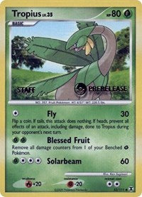 Tropius (52/111) (Staff Prerelease Promo) [Nintendo: Black Star Promos]