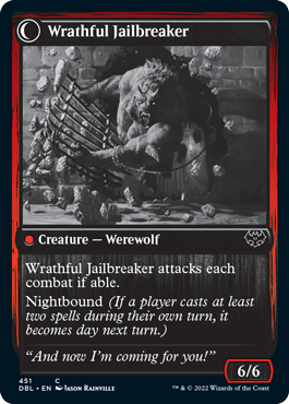 Weary Prisoner // Wrathful Jailbreaker [Innistrad: Double Feature]