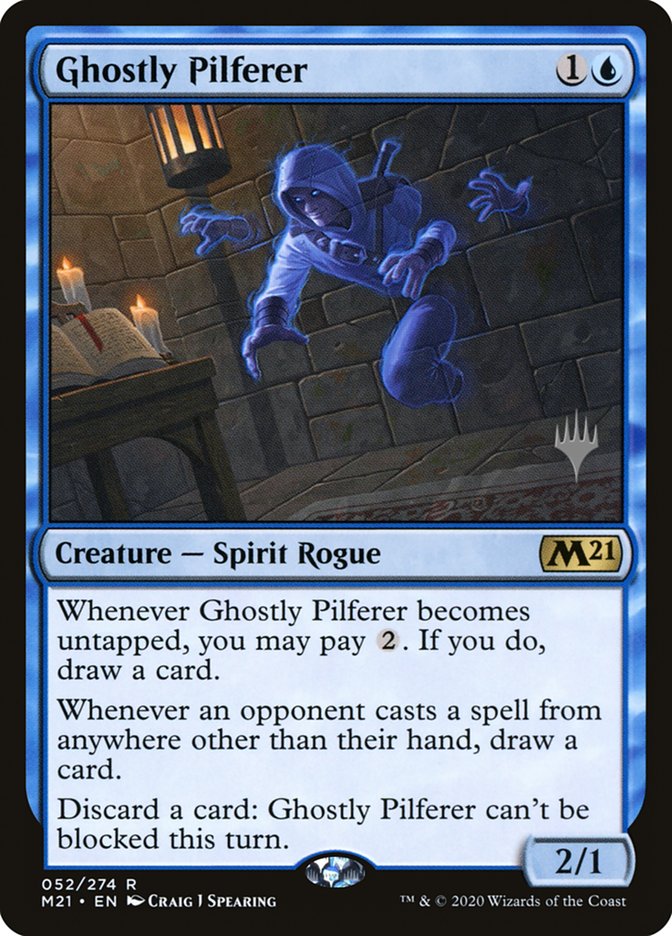 Ghostly Pilferer (Promo Pack) [Core Set 2021 Promos]