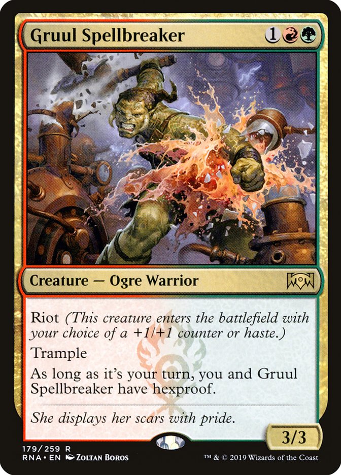 Gruul Spellbreaker [Ravnica Allegiance]