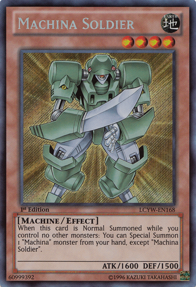 Machina Soldier [LCYW-EN168] Secret Rare