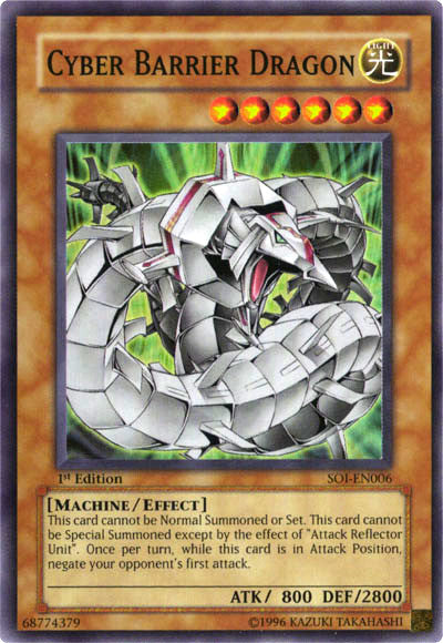 Cyber Barrier Dragon [SOI-EN006] Super Rare