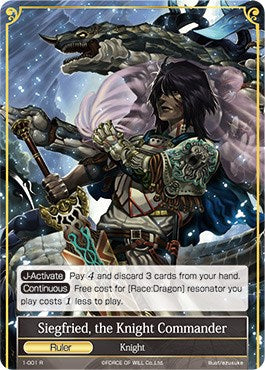 Siegfried, the Knight Commander // Siegfried, the Dragon Knight (1-001/J) [The Dawn of Valhalla]