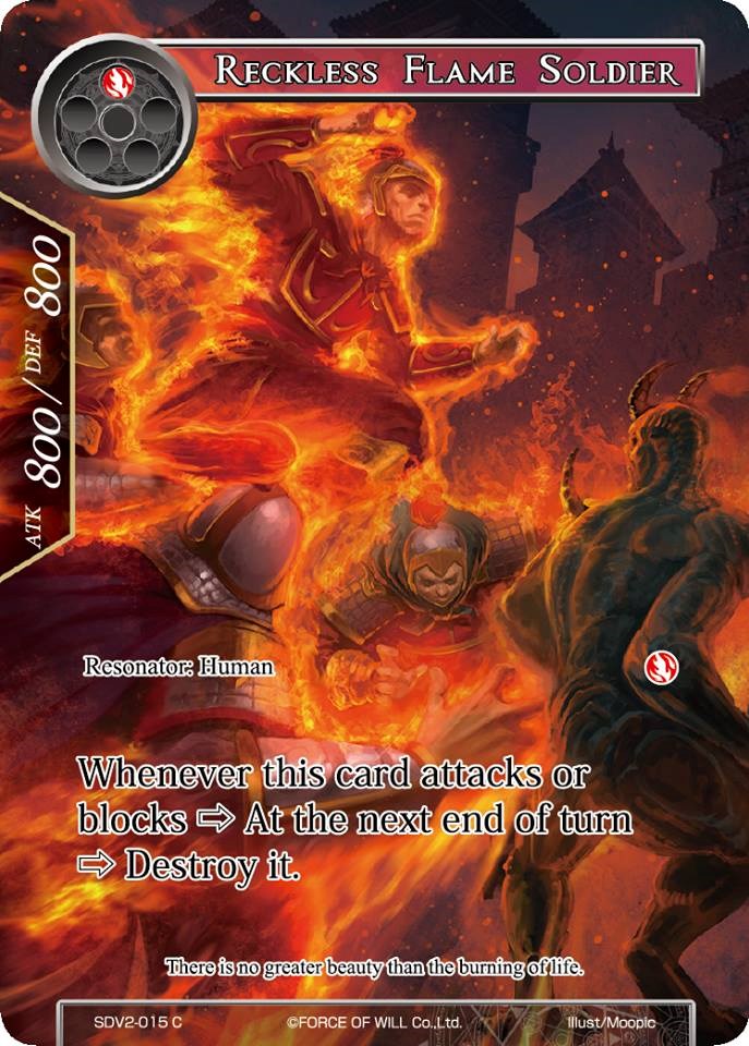 Reckless Flame Soldier (SDV2-015) [Starter Deck: Valhalla Cluster]