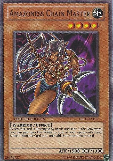 Amazoness Chain Master [GLD3-EN017] Common