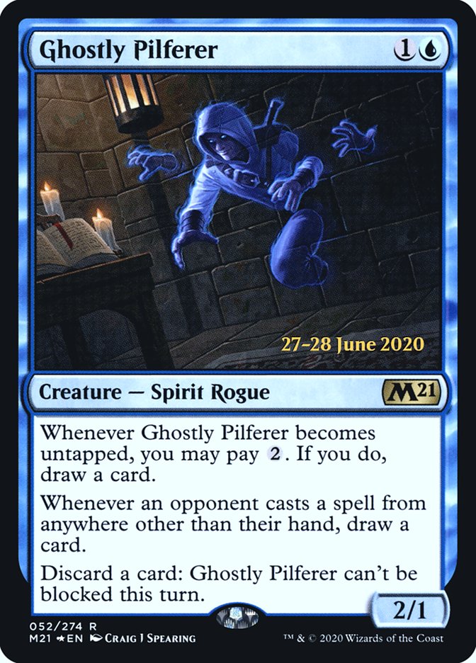 Ghostly Pilferer [Core Set 2021 Prerelease Promos]