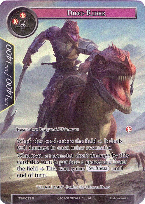 Dino-Rider (Full Art) (TSW-033) [The Time Spinning Witch]