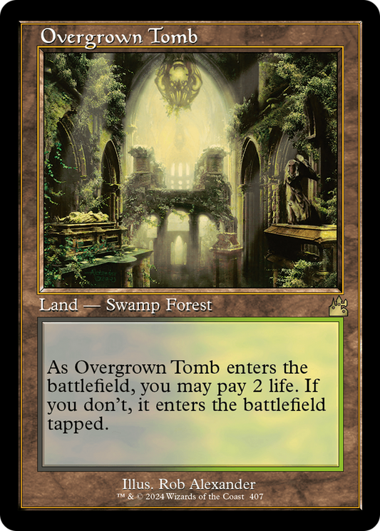Overgrown Tomb (Retro) [Ravnica Remastered]