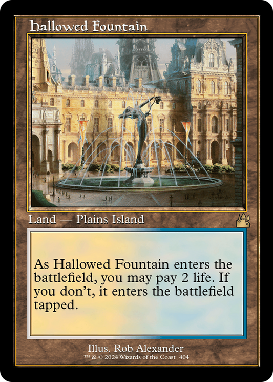 Hallowed Fountain (Retro) [Ravnica Remastered]