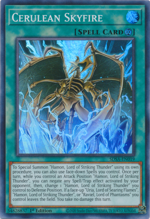 Cerulean Skyfire [SDSA-EN019] Super Rare