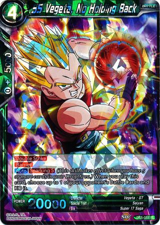 SS Vegeta, No Holding Back (BT5-058) [Miraculous Revival]