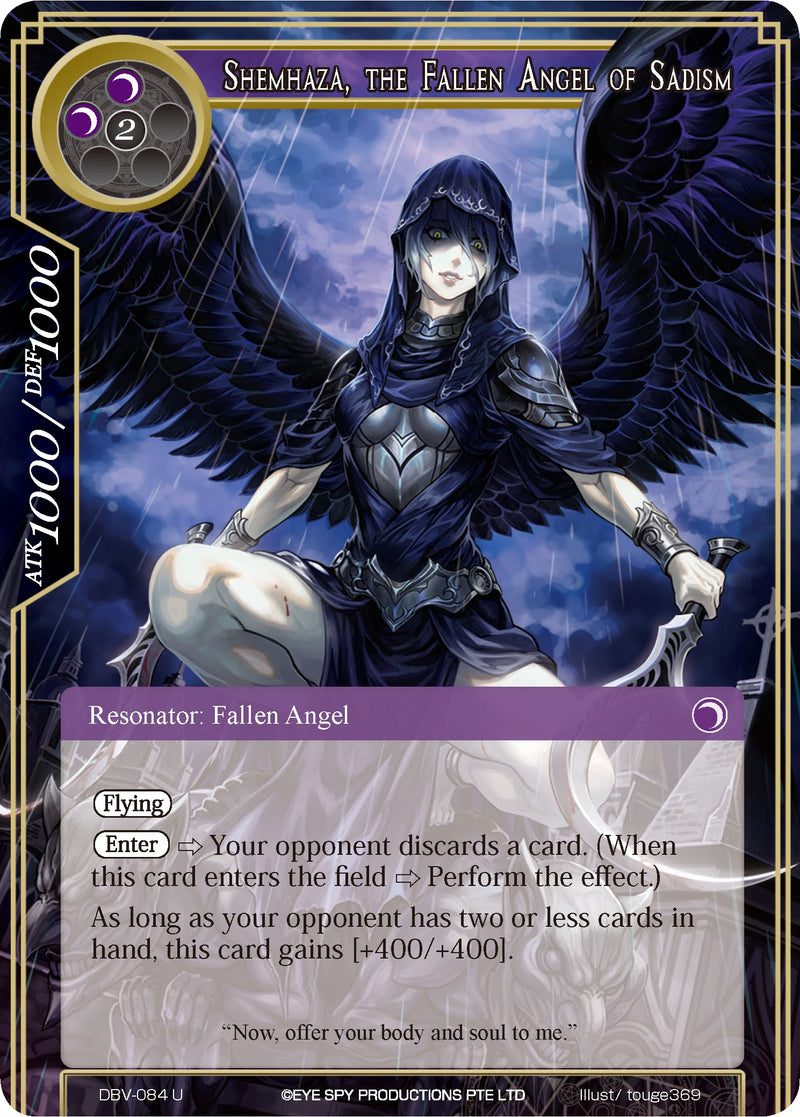 Shemhaza, the Fallen Angel of Sadism (DBV-084) [The Decisive Battle of Valhalla]