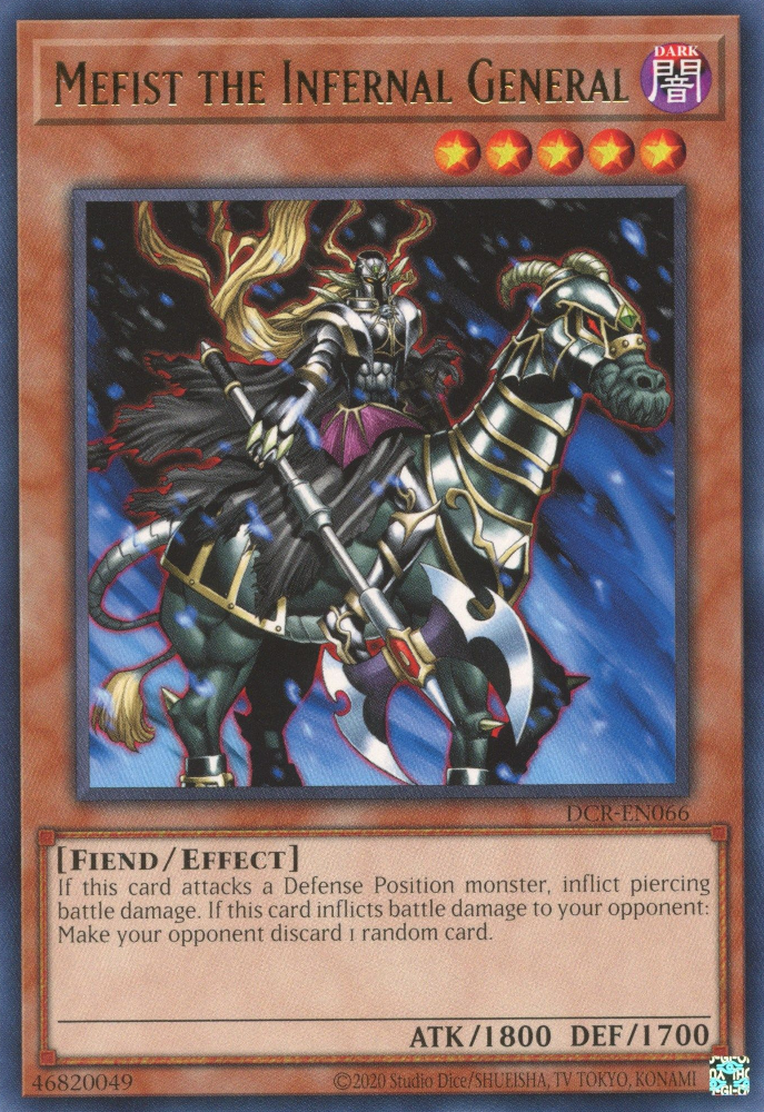 Mefist the Infernal General [DCR-EN066] Rare