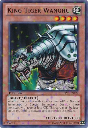 King Tiger Wanghu [BP01-EN129] Starfoil Rare