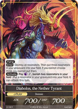 Sariel, the Lord of the End // Diabolos, the Nether Tyrant (2-108/J) [The War of Valhalla]