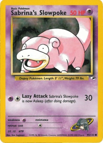 Sabrina's Slowpoke (95/132) [Gym Heroes Unlimited]