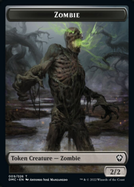 Zombie Token [Dominaria United Commander Tokens]