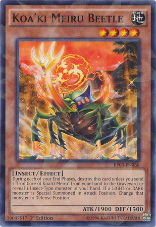 Koa'ki Meiru Beetle [BP03-EN066] Shatterfoil Rare