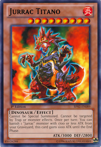 Jurrac Titano [BP02-EN089] Mosaic Rare