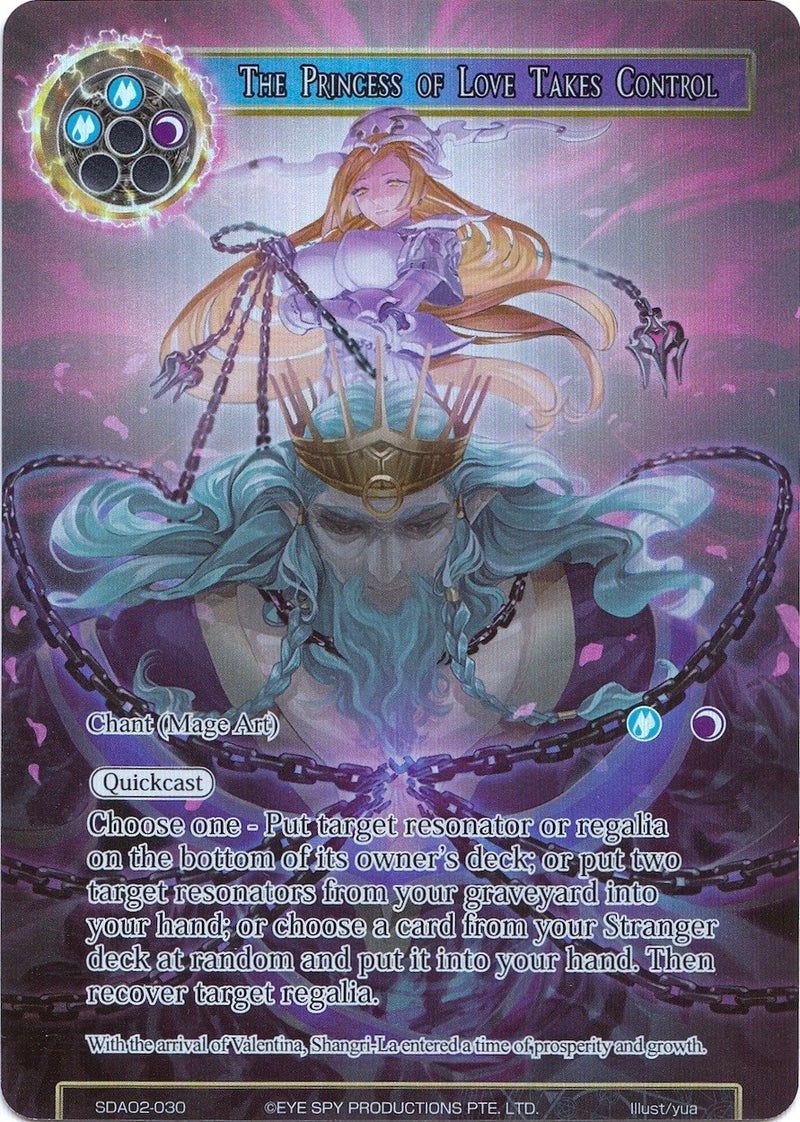 The Princess of Love Takes Control (Full Art) (SDAO2-030) [Alice Origin II Starter Deck]