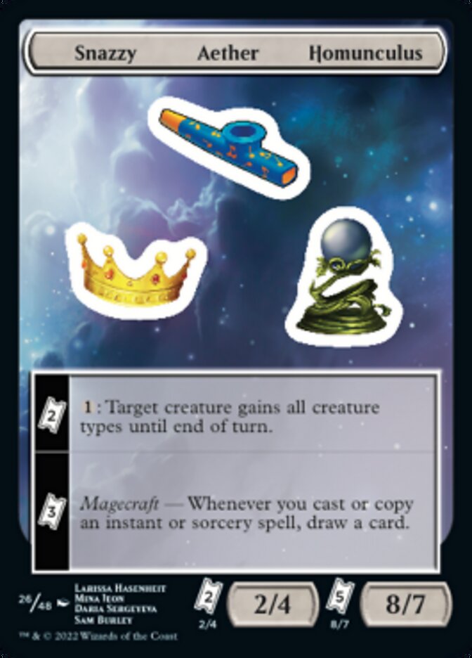 Snazzy Aether Homunculus [Unfinity Stickers]