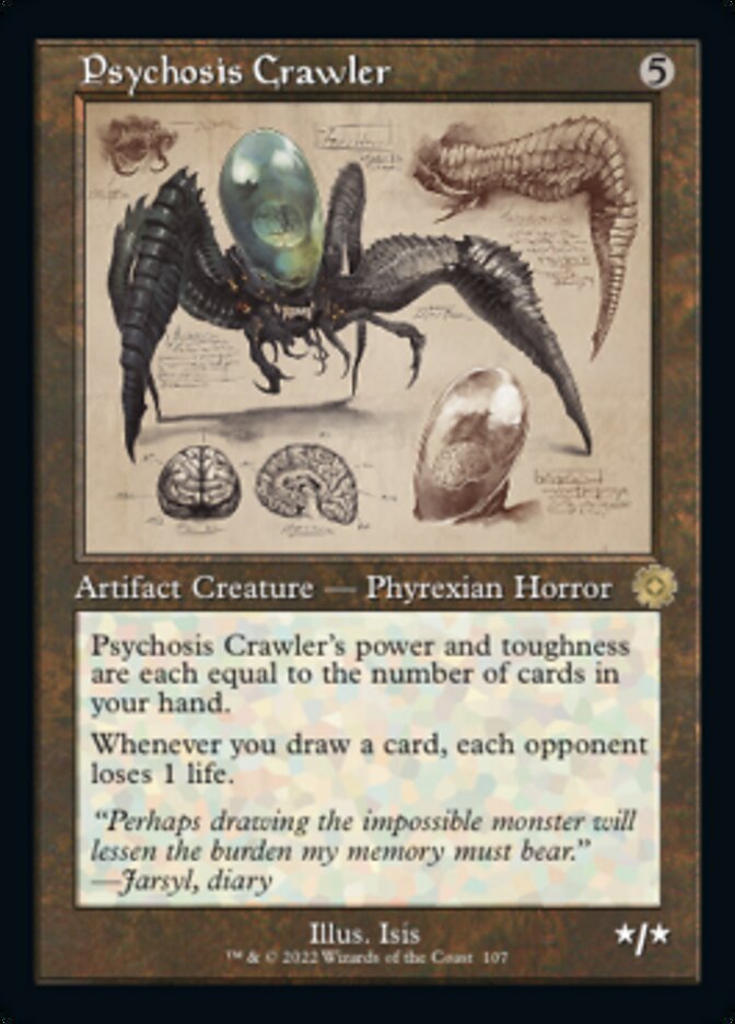 Psychosis Crawler (Retro Schematic) [The Brothers' War Retro Artifacts]