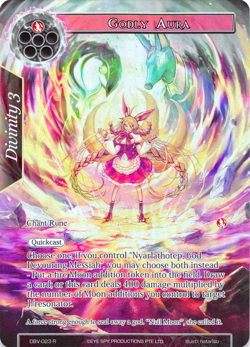 Godly Aura (Full Art) (DBV-023) [The Decisive Battle of Valhalla]