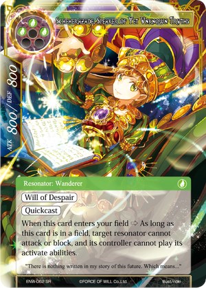 Scheherazade, Speaker of Yet Unknown Truths (ENW-062) [Echoes of the New World]