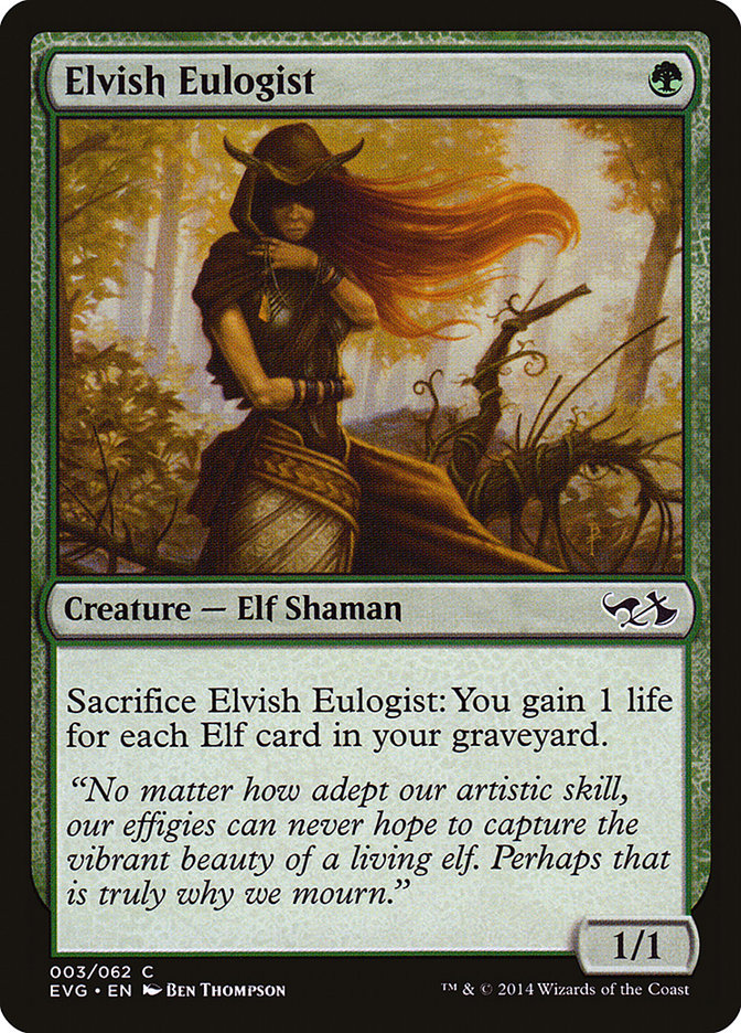 Elvish Eulogist (Elves vs. Goblins) [Duel Decks Anthology]