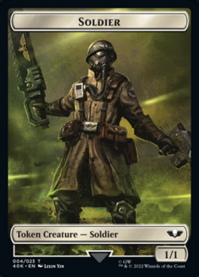 Soldier (004) // Vanguard Suppressor Double-Sided Token [Warhammer 40,000 Tokens]