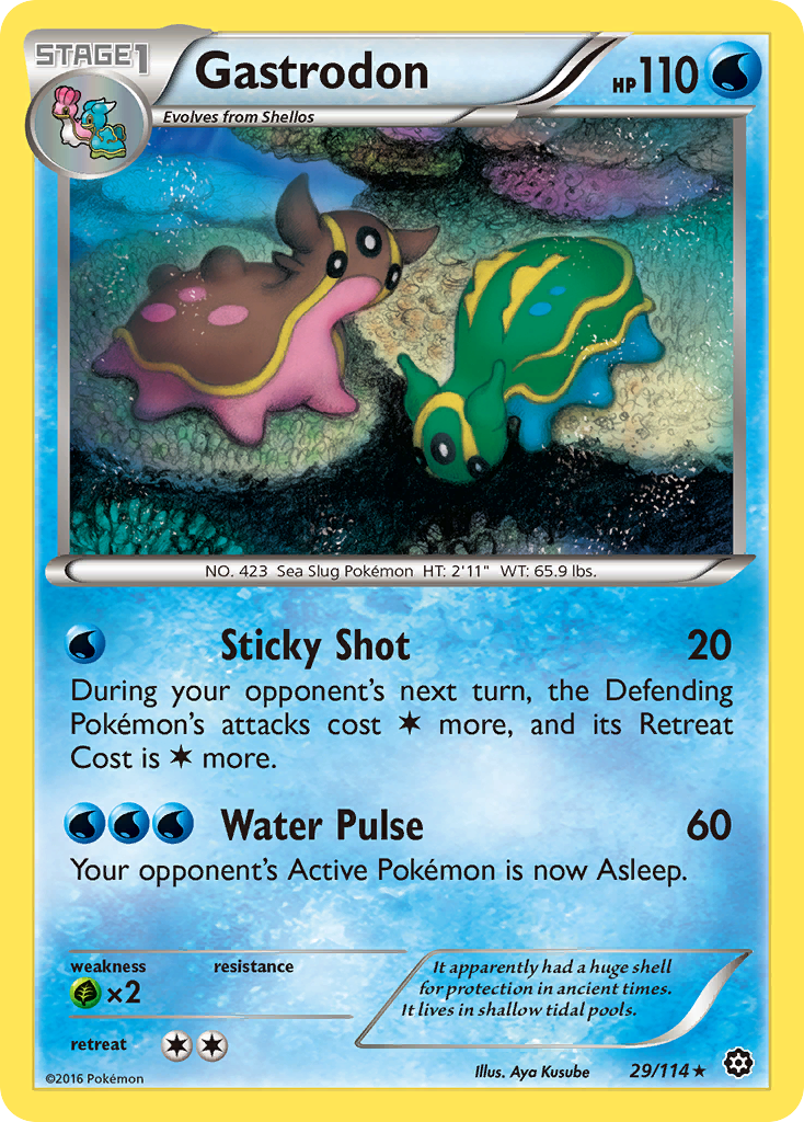 Gastrodon (29/114) [XY: Steam Siege]