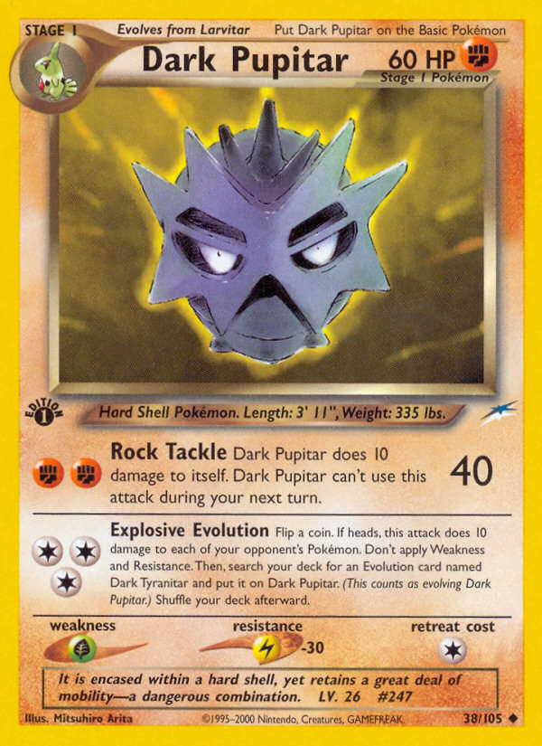 Dark Pupitar (38/105) [Neo Destiny 1st Edition]