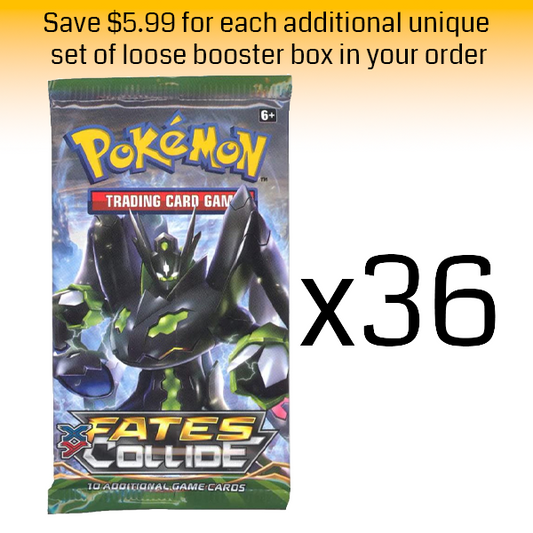 Pokémon TCG: Fates Collide Loose Booster Box: 36 Loose Packs