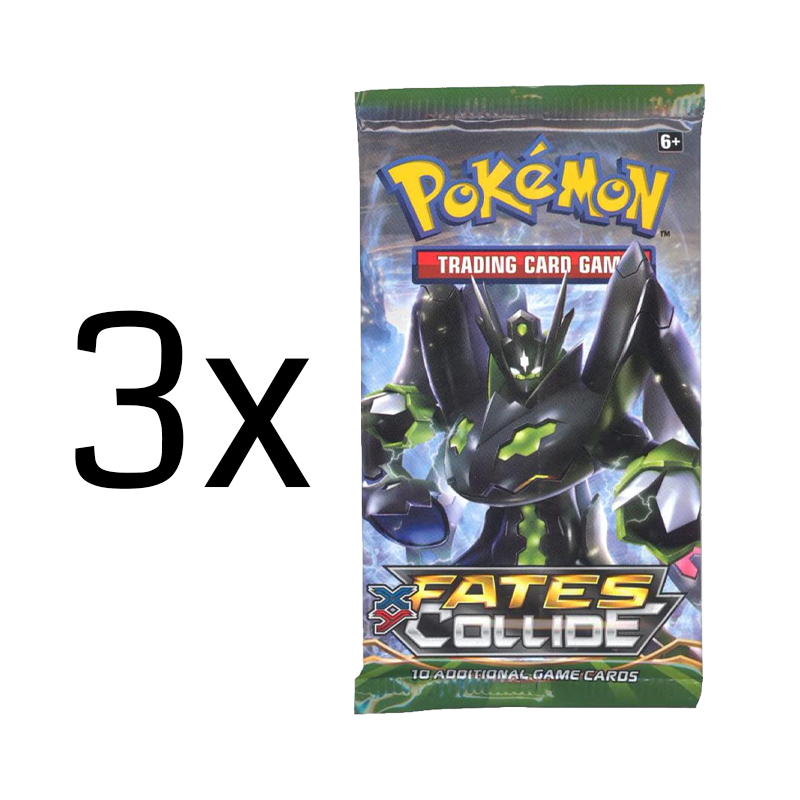 Pokmon TCG: XY: Fates Collide Booster Pack: 3 Pack Pokmon TCG: XY: Fates Collide Booster Pack: 3 Pack