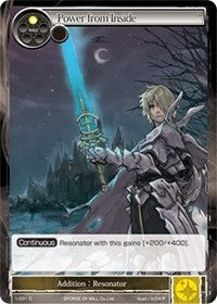 Power from Inside (1-031) [Starter Deck: Knights of the Round Table]