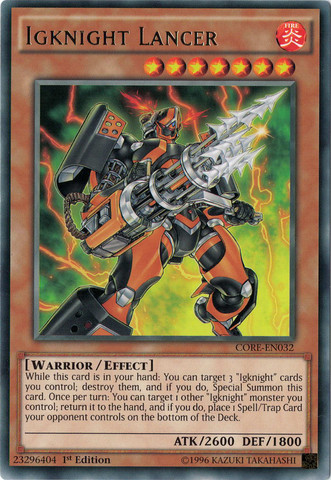 Igknight Lancer [CORE-EN032] Rare