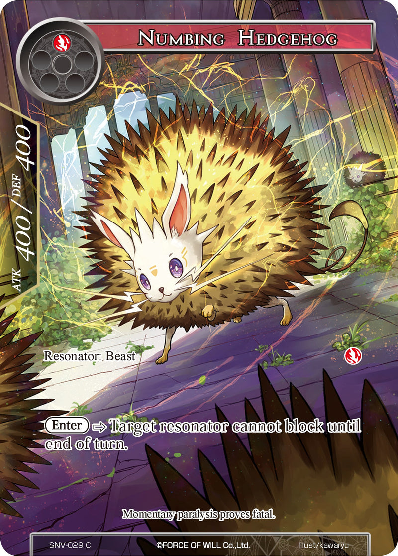 Numbing Hedgehog (Full Art) (SNV-029) [The Strangers of New Valhalla]