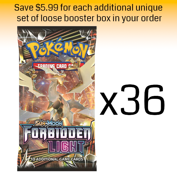 Pokémon TCG: Forbidden Light Loose Booster Box: 36 Loose Packs