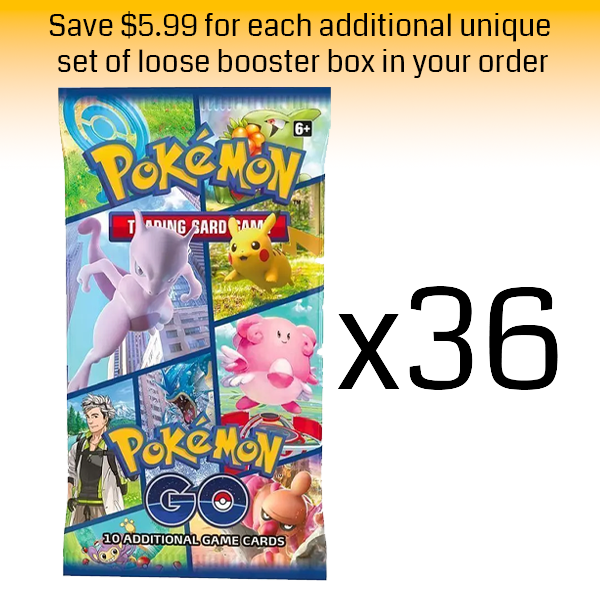 Pokémon TCG: Pokemon GO Loose Booster Box: 36 Loose Packs