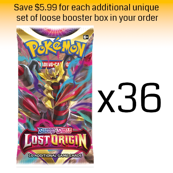 Pokémon TCG: Lost Origin Loose Booster Box: 36 Loose Packs