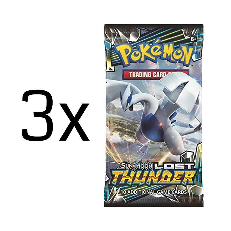 Pokmon TCG: Sun & Moon: Lost Thunder Booster Pack: 3 Pack Pokmon TCG: Sun & Moon: Lost Thunder Booster Pack: 3 Pack