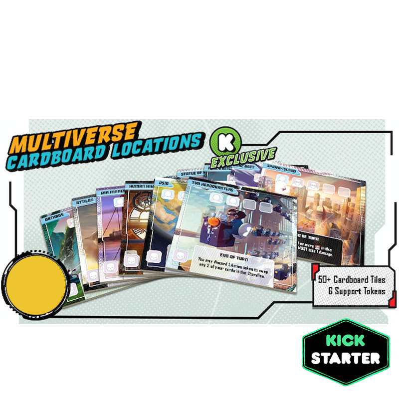 Marvel United: Multiverse: Cardboard Locations