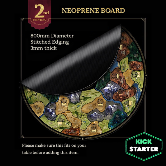 Return to Dark Tower: Neoprene Game Board Mat 2nd Printing