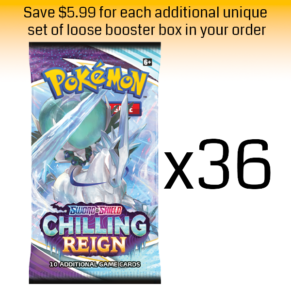 Pokémon TCG: Chilling Reign Loose Booster Box: 36 Loose Packs