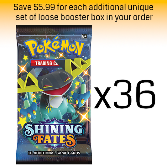 Pokémon TCG: Shining Fates Loose Booster Box: 36 Loose Packs