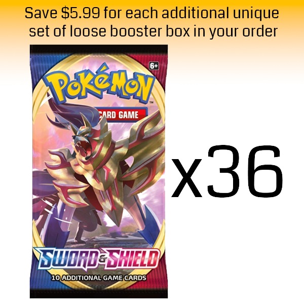 Pokémon TCG: Sword & Shield Loose Booster Box: 36 Loose Packs