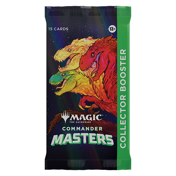 Magic The Gathering: Commander Masters: Collector Booster Pack Magic The Gathering: Commander Masters: Collector Booster Pack