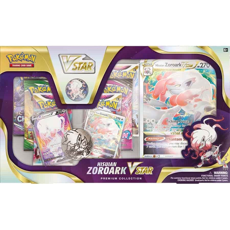 Pokémon TCG: Hisuian Zoroark VSTAR Premium Collection